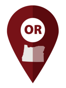Oregon Location Pin